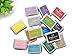 Lsushine Craft Ink Pad Stamps Partner Diy Color,15 Color Craft Ink Pad for Stamps, Paper, Wood Fabric (pack of 15)