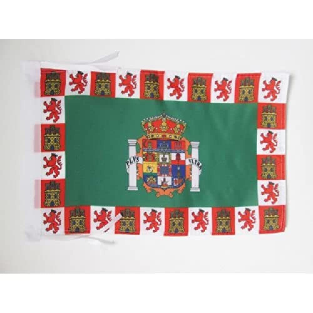 AZ FLAG - Province of Cádiz Flag - 18'' x 12'' - 100% Polyester Cadiz Small Banner with Two Cords - Fade Resistant - Vivid Colors - 18x12 in - 45x30 Cm — image 1