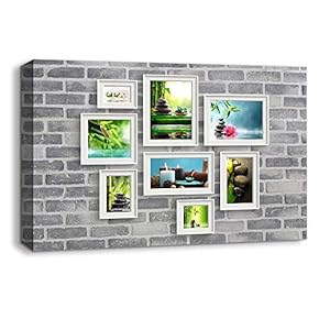 Canvas Wall Art Picture Collage Idea Painting Artwork for Home Prints Framed - 12x18 inches