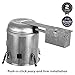 6 Pack 6-inch UL-listed Remodel Can, Air Tight IC Housing, TP24 Connector Included for LED Recessed Retrofit Kit, 120V Line Voltage