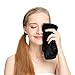 Lifaith Microfiber Makeup Removal Cloths Ultra Soft Facial Cloths, Pack Of 3, 12 x 12-Inch, Black