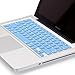 Kuzy Keyboard Silicone Cover Skin for Macbook/Macbook Pro 13-Inch/15-Inch/17-Inch Aluminum Unibody fits MacBook with or without Retina Display - Sky Blue