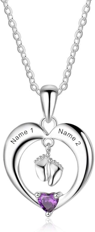 personalised baby necklace for mum