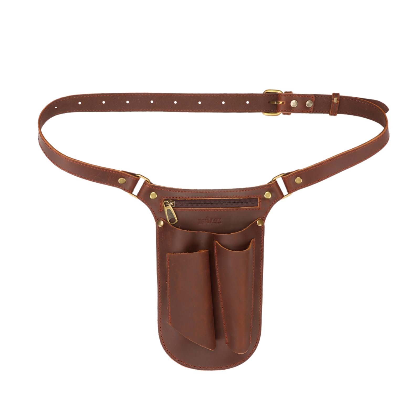 TOURBON Genuine Leather Garden Tool Belt for Men Women Gandening Pouch Florist Organizer Gardener Bag