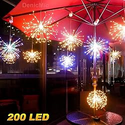 DenicMic Starburst Lights 200 LED Firework Lights