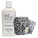 Brilliant Booty Kit | Butt Acne Clearing Lotion and ExfoliMATE Magic Body Exfoliating Cloth for Soft & Young Skin