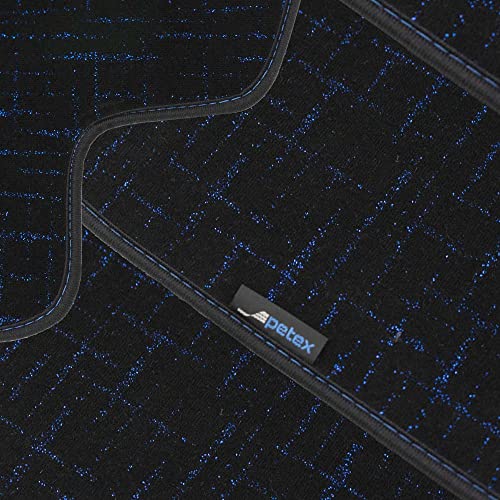 PETEX MODERN Autoteppich Premium Passform hinten blau 2-teilig