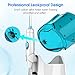 Silver Fork Water Flosser 10 Pressure Settings Oral Irrigator Anti Leakage Teeth Cleaner with 7 Multifunctional Tips, 600ml High Capacity Dental Water Flosser for Braces Care, Teeth Cleaning(Blue)