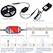 JUNWEN 16.4ft Warm Led Strip Lights, 12V Indoor Led Strip Lights Flexible Light Strip Indoor in Cuttable Dimmable for Bedroom, Cabinet Kitchen, TV, Hallway, Bathroom