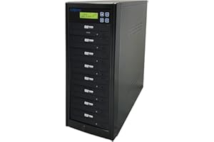 PlexCopier 24X 1 to 7 CD DVD M-Disc Supported Duplicator Copier Tower with Free Copy Protection