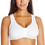 Glamorise Women's Plus-Size Complete Comfort Cotton T-Back Bra, White, 44DD/F