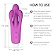G-spot Rabbit Vibrator, 3 Motors Clitoral and Vaginal Stimulator with 10 Powerful Vibration,Slicone Rechargeable Adult Sex Toy for Women Quickly Orgasm