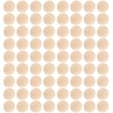 SHINEOFI 100pcs Half Wooden Beads for Crafts, 8mm Unfinished Half Wooden Balls, Mini Natural Split Wood Beads for Kids DIY Paint Arts Supplies