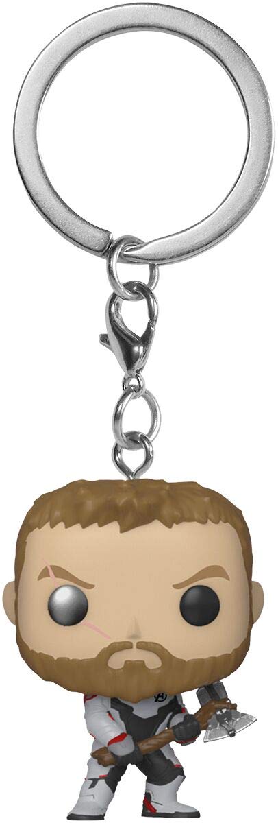 Funko Pocket Pop! Keychain: Marvel Avengers Endgame: Thor Novelty Keyring - Collectable Mini Figure - Stocking Filler - Gift Idea - Official Merchandise - Movies Fans - Backpack Decor