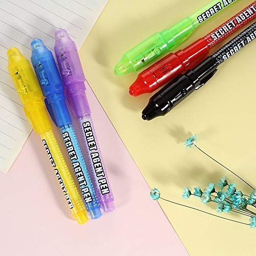 MALEDEN Invisible Ink Pen, Upgraded Spy Pen Invisible Ink Pen with UV
