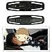 Universal Baby Chest Harness Clip, Silence Shopping Baby Car Seat Safety Belt Clip Buckle Lock Tite Toddler Chest Harness Clip Black 2 Packs
