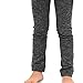 TeeHee Socks Little Girls Fleece Leggings 3 Pairs Heathered Grey Black Navy Blue Comfy Footless Tights (6-8 Years, Grey_Navy_Black)
