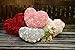 JWH 3D Flower Throw Pillow Covers Decorative Aesthetic Floral Accent Pillow Cases Heart Shaped Cushion Love Decor for Couch Living Room Bed Chair 14 x 16 Inches Gray