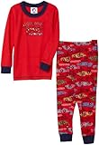 Gerber Race Car Cotton PJs Two Piece, Red