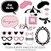 Big Dot of Happiness Paris, Ooh La - Paris Themed Photo Booth Props Kit 20 Count