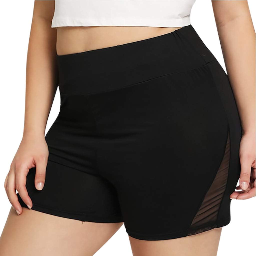 plus size yoga shorts