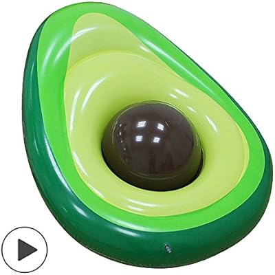 DMGF Anillo De Natación Inflable Flotador De Aguacate Válvulas ...