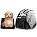 MiNiPet Portable Dog Travel Carrier Cat Cage Soft-Sided Airline Approved Tote Outdoor Shoulder Handbag Pet Bag Grey