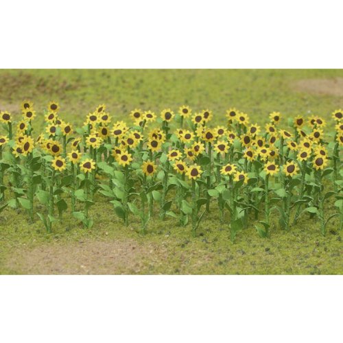 JTT Scenery Products Flowering Plants Series: Sunflowers, 2"