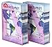 Acrimet Magazine File Holder, Durable Rack, Space-Saving Organizer (Plastic) (Clear Pink Color) (2 pack)