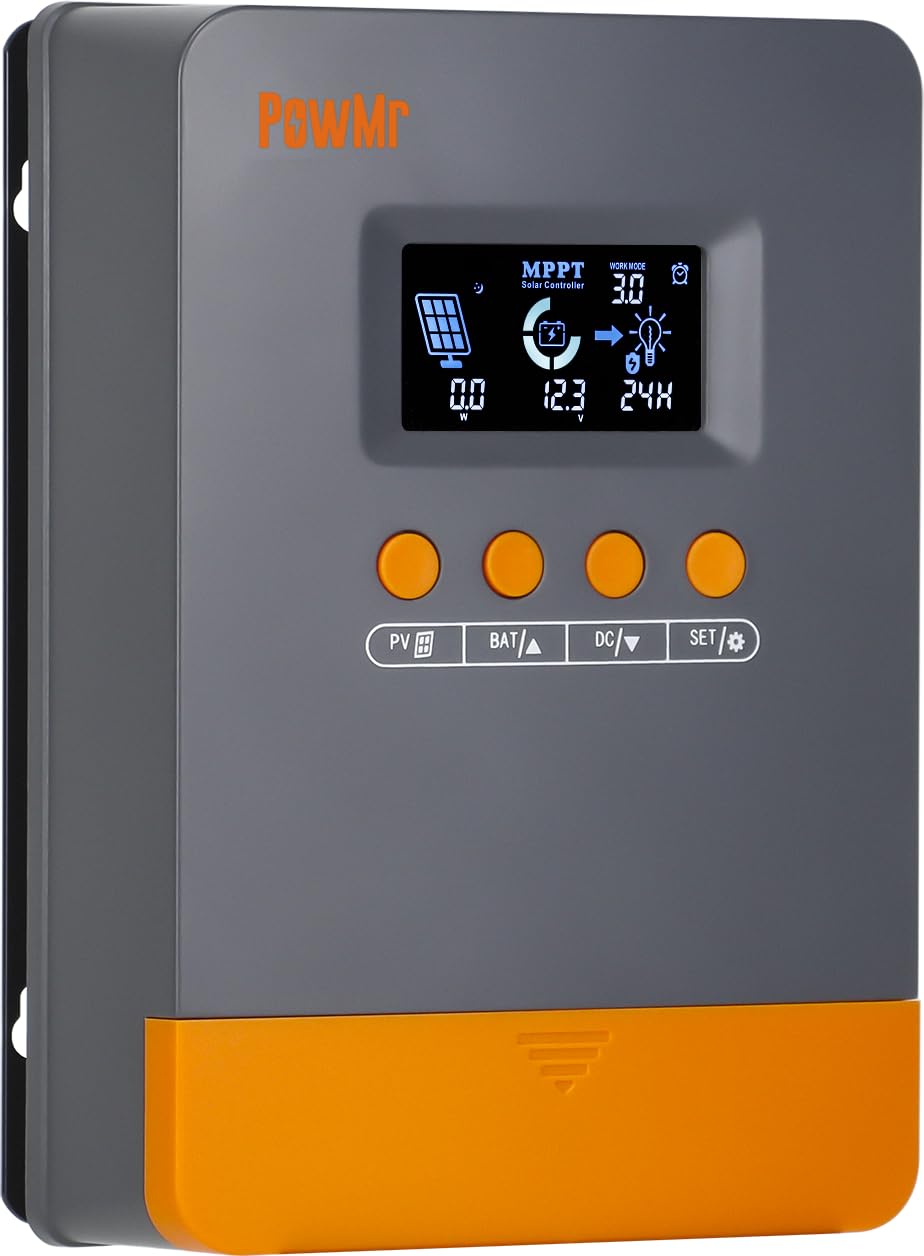 Photo 1 of 25A MPPT Solar Charge Controller for 12V/24V Auto, 25Amp Solar Controller MPPT Max.PV Input 60V, Work with Lead-Acid and Lithium Batteries