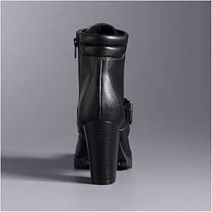 simply vera vera wang clara women's combat boot