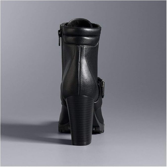 simply vera vera wang clara women's combat boot