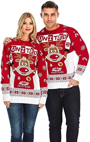 G UK TRADE New Unisex Santa Xmas Christmas Classic Novelty Fairisle Retro Pullover Jumpers Sweaters Knitwear