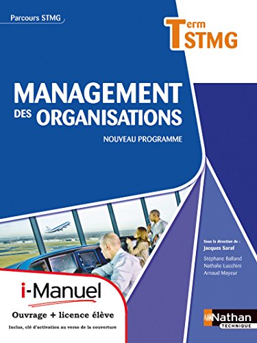 Management des organisations - Tle STMG Parcours STMG i-Manuel bi-média at Amazon