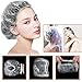 Disposable Shower Caps,MASWATER 100 Pcs Plastic Waterproof Clear Bath Caps Shower Hair Caps for Home Use,Women Spa,Hotel and Hair Salon, Portable Travel Normal Size