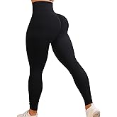 YZMJAFU Yoga Leggings, Women's Butt Lifting High Rise Athletic Pants, Tummy Control Ruched Leggings Pants for Female