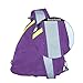Sling Bag Chest Bag Unbalance BackPack Sack Shoulder Messenger Pouch Haversack Rucksack Chest Crossbody Backpack Pack for Travel Outdoor Foldable nylon purple, by LC Prime