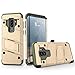 ZIZO Bolt Series for Samsung Galaxy S9 Plus Case Military Grade Drop Tested with Tempered Glass Screen Protector Holster TAN CAMO Green