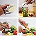 Organic Wizzard Kitchen Knife with Cutting Board and Sharpener, 5 in 1 Universal Scissors Food Chopper, Slicer, Cutter, Dicer for Vegetables Fruits Meat and Cheese.