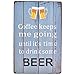 Beer Tin Sign Retro Decoration for Home Bar 6pcs