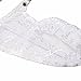 FEESHOW Men's Lace Thongs G String Sissy Pouch Underwear Panties Crossdress Lingerie (L, White)