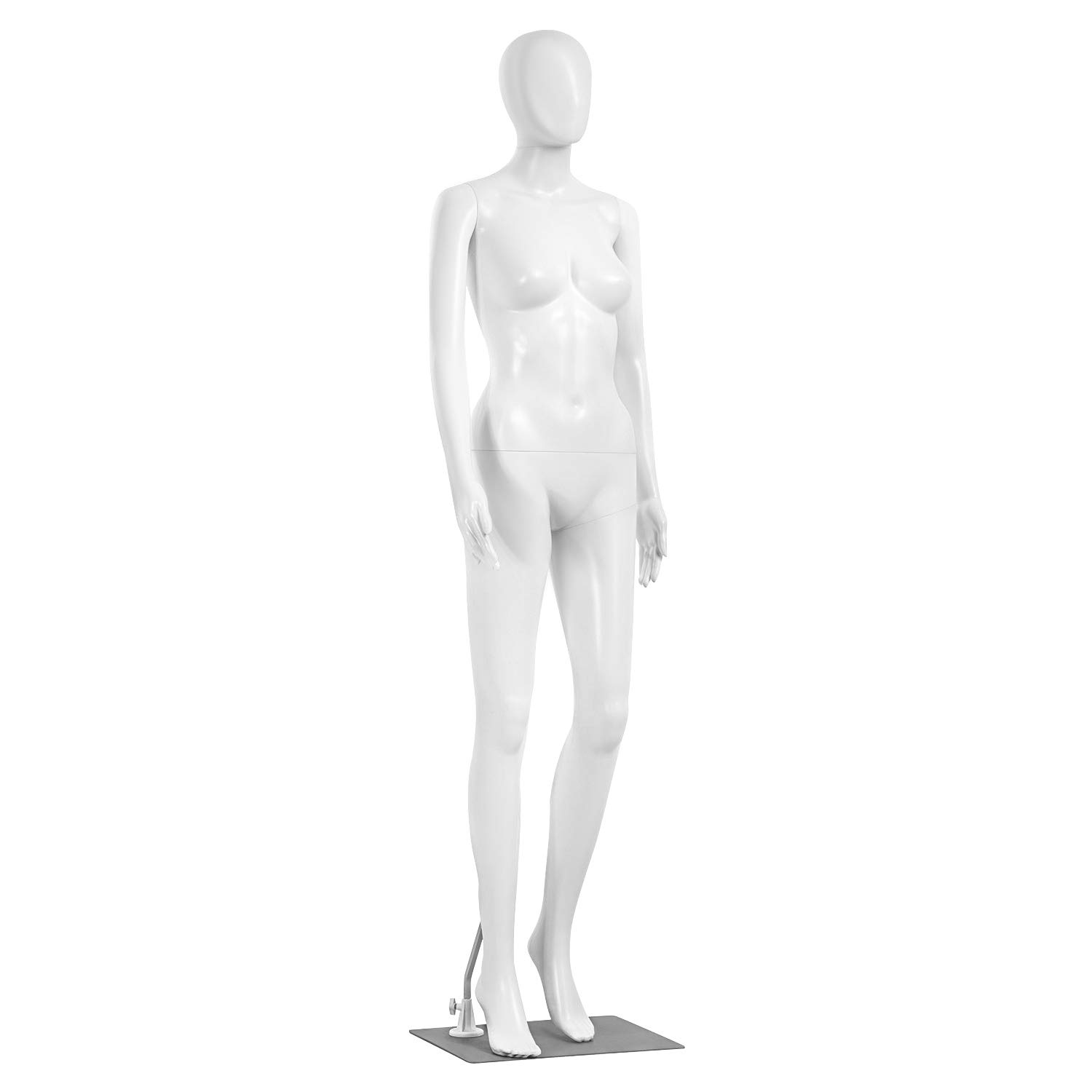 Adjustable Female Mannequin Full Body - 68.9" Detachable Female Dress Form Full Body Mannequin Poseable Life Size Mannequin Torso - Great for Retail Shops and Clothing Shops - SereneLife SLMAQFE