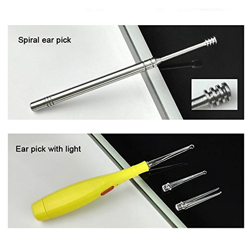 Denshine Ear Wax Removal, 12 Pcs Ear Pick Ear Cleaner Ear Wax Removal Tool for Kids