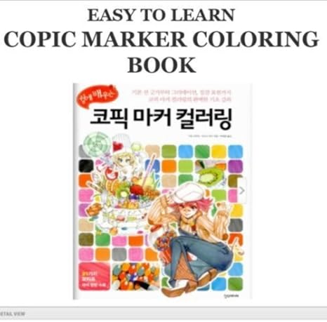 Amazoncom Copic Easy To Learn Marker Coloring Book Sketch