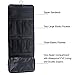 Hanging Toiletry Bag Travel Kit for Men and Women Waterproof Wash Bag Compact Makeup Organizer Bag Shaving Kit for Bathroom, Travel Accessories, Cosmetics, Shampoo, Body Wash (Black)