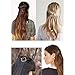 Fascigirl 8PCS Alloy Hair Clip Hair Barrette Pin Creative Geometric Shape Hollow Metal Hair Pin for Women