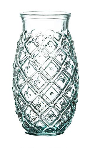 BigDean 4x XXL Trinkgläser im Ananas-Look 700 ml - Made in Spain - Aus 100% Recycling-Glas - Gläser-Set für Sommer… – Bild 5