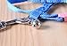 FUNNY365 Soft Pet Harness with Lead for Rabbit and Hedgehog, Nylon, Blue