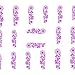 Sandistore Fashionable Water Transfer Slide Decal Sticker Nail (F1427)