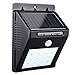 Solar Outdoor Light, Targher 12 LED Waterproof Solar Sensor Light, Bright Solar Security Light for Porch Patio Yard Garden Walkways Deck